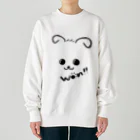 merongのわんこA♡won!!バージョン Heavyweight Crew Neck Sweatshirt