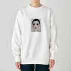 みにゃ次郎の坊主女子 Heavyweight Crew Neck Sweatshirt