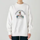 HIGEQLOの猫の鰹節渡り Heavyweight Crew Neck Sweatshirt