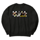 くぅTikTok猫部のTikTok猫部肉球ブルーver.トレーナー Heavyweight Crew Neck Sweatshirt