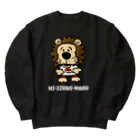 HI-IZURUの前も後ろもいずる丸　ヘビーウェイトスウェット（濃色仕様） Heavyweight Crew Neck Sweatshirt