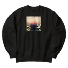 me;usのCan I fill up this empty heart Heavyweight Crew Neck Sweatshirt