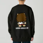 HI-IZURUの前も後ろもいずる丸　ヘビーウェイトスウェット（濃色仕様） Heavyweight Crew Neck Sweatshirt