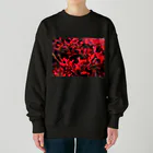 空屋　sorayakusakaの202311070847000　雨上がりの赤 Heavyweight Crew Neck Sweatshirt