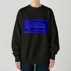 Ａ’ｚｗｏｒｋＳの一番コワいヤツ　ブルースクリーン Heavyweight Crew Neck Sweatshirt