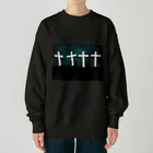 Ａ’ｚｗｏｒｋＳのGOLGOTHA OIL PAINTING Heavyweight Crew Neck Sweatshirt