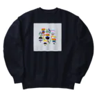 お土産屋ミミカキのクィアたちと植物と生活 Heavyweight Crew Neck Sweatshirt