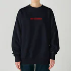 HI-IZURUのHIｰIZURU（赤文字）背中にHINOMARU国　国旗　ヘビーウェイトスウェット Heavyweight Crew Neck Sweatshirt