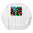 Ａ’ｚｗｏｒｋＳの宇宙人類皆兄弟 HORIZONTAL Heavyweight Crew Neck Sweatshirt