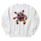 まみおデザインのワルスケくん Heavyweight Crew Neck Sweatshirt