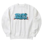 KEIBI-INのTRAFFIC DIRECTOR(青) Heavyweight Crew Neck Sweatshirt