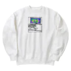 9livesworkの星雲ねこ Heavyweight Crew Neck Sweatshirt