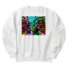 Ａ’ｚｗｏｒｋＳの宇宙人類皆兄弟 HORIZONTAL Heavyweight Crew Neck Sweatshirt