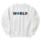 Ａ’ｚｗｏｒｋＳのWORLD(英字＋１シリーズ) Heavyweight Crew Neck Sweatshirt