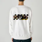 くぅTikTok猫部の前肉球デザイン６にゃんバックプリント トレーナー Heavyweight Crew Neck Sweatshirt