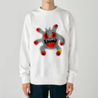 まみおデザインのワルスケくん Heavyweight Crew Neck Sweatshirt