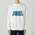 KEIBI-INのTRAFFIC DIRECTOR(青) Heavyweight Crew Neck Sweatshirt