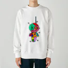 Ａ’ｚｗｏｒｋＳのHANGING VOODOO DOLL with PINS Heavyweight Crew Neck Sweatshirt