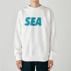 umiesのplay and sea Heavyweight Crew Neck Sweatshirt