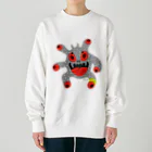 まみおデザインのワルスケくん Heavyweight Crew Neck Sweatshirt