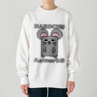 Ａ’ｚｗｏｒｋＳのハコチュウ（灰） Heavyweight Crew Neck Sweatshirt