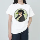 めがねのひとの限界ヲタクのアイコン ヘビーウェイトTシャツ