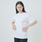 めがねのひとの限界ヲタクのアイコン ヘビーウェイトTシャツ