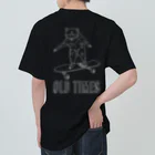 OLD TIMESのRACCOON SKATES 両面プリント ヘビーウェイトTシャツ