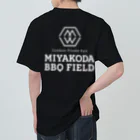 &BBQのバーベキューグッズ販売のMBFブラックロゴT Heavyweight T-Shirt