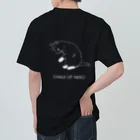 mantling tanukiのCHALK UP NEKO ヘビーウェイトTシャツ