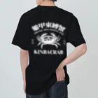 中華呪術堂（チャイナマジックホール）の【白・前ロゴ・後イラスト】KINBACRAB(緊縛蟹)  Heavyweight T-Shirt