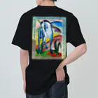 アニマル四字熟語のフランンツマルクの青い馬　 Heavyweight T-Shirt