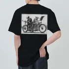 Skull sectionのバイクとドクロ（黒メイン） Heavyweight T-Shirt