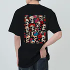 Skull sectionのドクロとばら ヘビーウェイトTシャツ