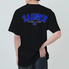 Super Sauna StyleのSAUNER1137 Blue-Black- ヘビーウェイトTシャツ