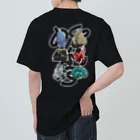 Parallel Imaginary Gift ShopのSUPER GEMS POWER（BLACK） Heavyweight T-Shirt