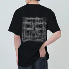 無色研究所の【非国民的】重字（白線） ヘビーウェイトTシャツ