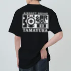 弾響サバゲー部のFUMI TASロゴ 白文字 ヘビーウェイトTシャツ