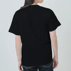 イノシシライフ INOsisiLIFEのやさしイノのほほえみ・白い正方形枠（濃色の生地用） ヘビーウェイトTシャツ