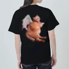 xin_PENTAXの蓮の花びらの羽を背負ったちゃー君 Heavyweight T-Shirt