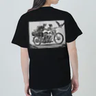 Skull sectionのバイクとドクロ（黒メイン） ヘビーウェイトTシャツ