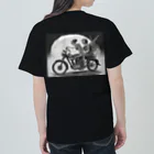 Skull sectionのバイクとガイコツ（黒メイン） ヘビーウェイトTシャツ