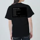 Les survenirs chaisnamiquesのBLACK架空プレイリスト ヘビーウェイトTシャツ