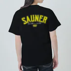 Super Sauna StyleのSAUNER1137 Yellow -Black- Heavyweight T-Shirt