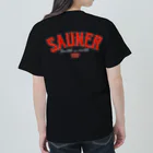 Super Sauna StyleのSAUNER1137 Red -Black- ヘビーウェイトTシャツ