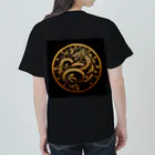 Spiritual light☆の文字風アート　創作文字　龍体文字　ドラゴン Heavyweight T-Shirt