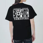 弾響サバゲー部のFUMI TASロゴ 白文字 ヘビーウェイトTシャツ