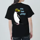 LalaHangeulのRockhopper penguin　(イワトビペンギン)　バックプリント Heavyweight T-Shirt