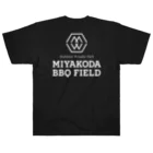 &BBQのバーベキューグッズ販売のMBFブラックロゴT ヘビーウェイトTシャツ