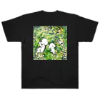 Jacky and Muckのシロツメクサ。 Heavyweight T-Shirt